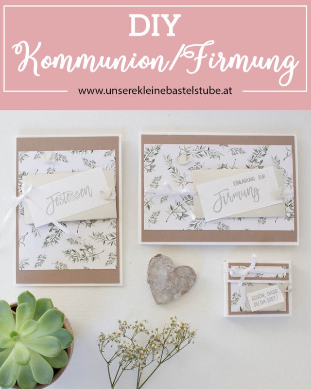 Einladung zur Firmung | Unsere kleine Bastelstube- DIY Bastelideen für Feste & Anlässe Einladung zur Firmung | Unsere kleine Bastelstube - DIY Bastelideen für Feste & Anlässe