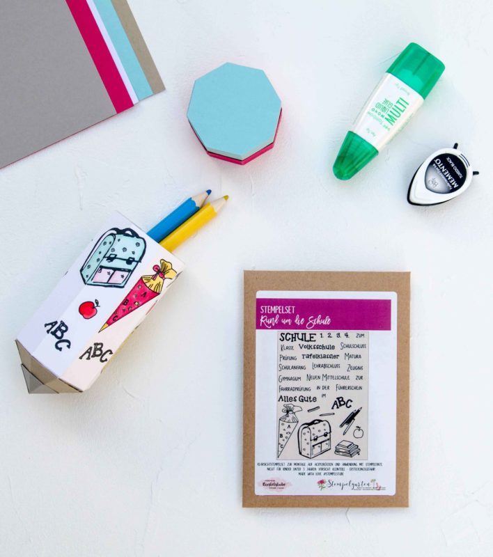 Süße Stiftebox zum Schulbeginn | Unsere kleine Bastelstube- DIY Bastelideen für Feste & Anlässe Süße Stiftebox zum Schulbeginn | Unsere kleine Bastelstube - DIY Bastelideen für Feste & Anlässe