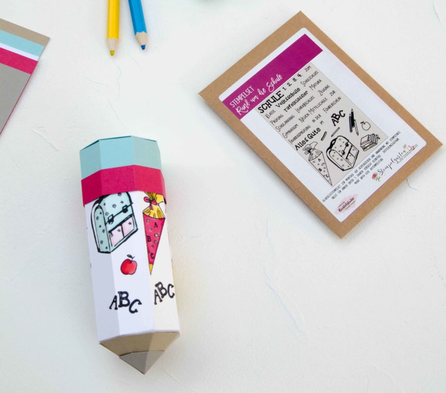 Süße Stiftebox zum Schulbeginn | Unsere kleine Bastelstube- DIY Bastelideen für Feste & Anlässe Süße Stiftebox zum Schulbeginn | Unsere kleine Bastelstube - DIY Bastelideen für Feste & Anlässe