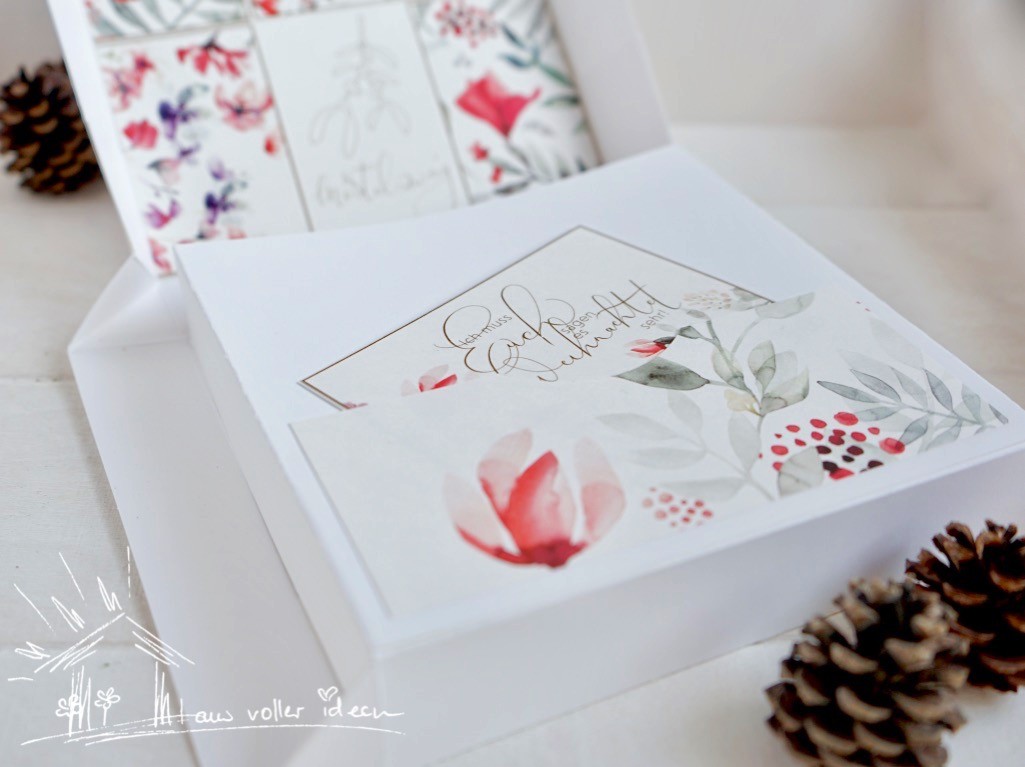 Selbstschließende Verpackung für Weihnachten | Unsere kleine Bastelstube- DIY Bastelideen für Feste & Anlässe Selbstschließende Verpackung für Weihnachten | Unsere kleine Bastelstube - DIY Bastelideen für Feste & Anlässe