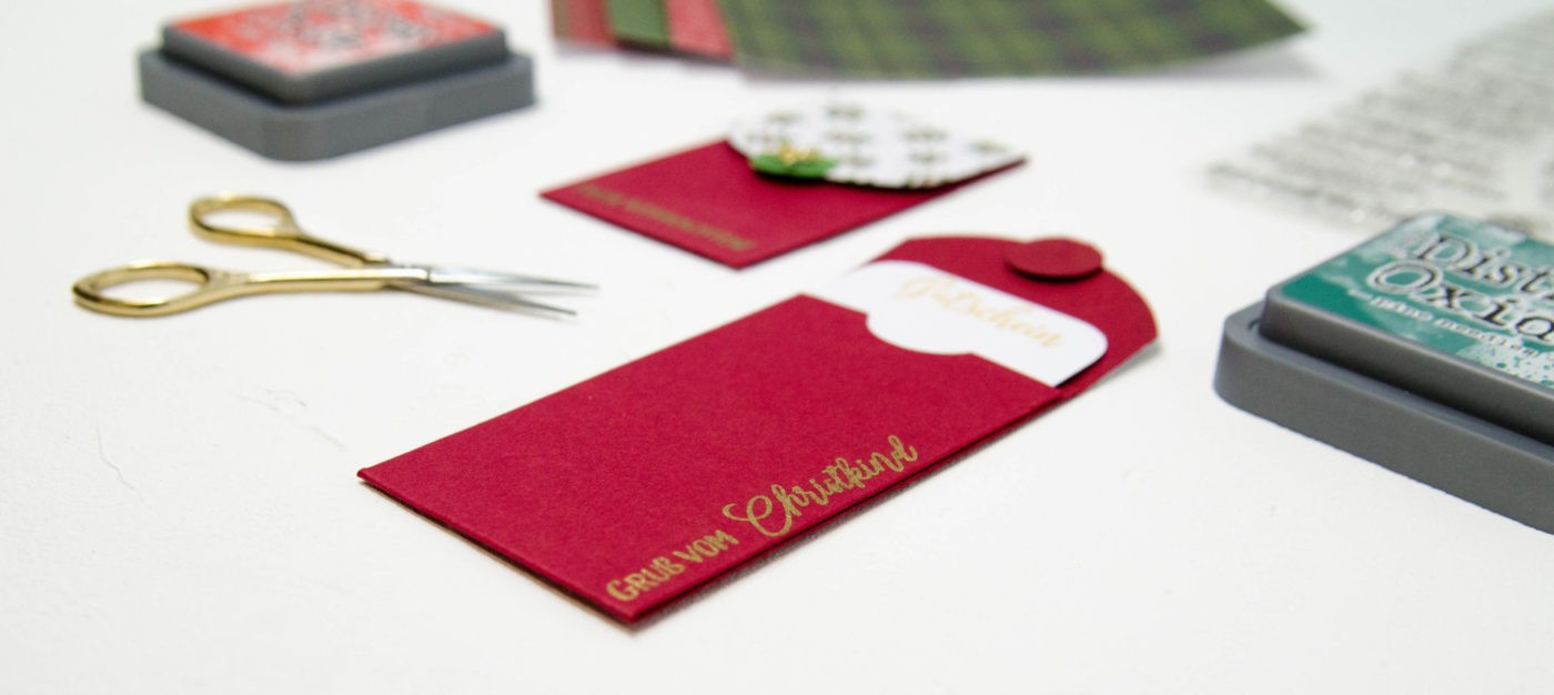 Gutschein Umschlag zu Weihnachten | Unsere kleine Bastelstube- DIY Bastelideen für Feste & Anlässe Gutschein Umschlag zu Weihnachten | Unsere kleine Bastelstube - DIY Bastelideen für Feste & Anlässe
