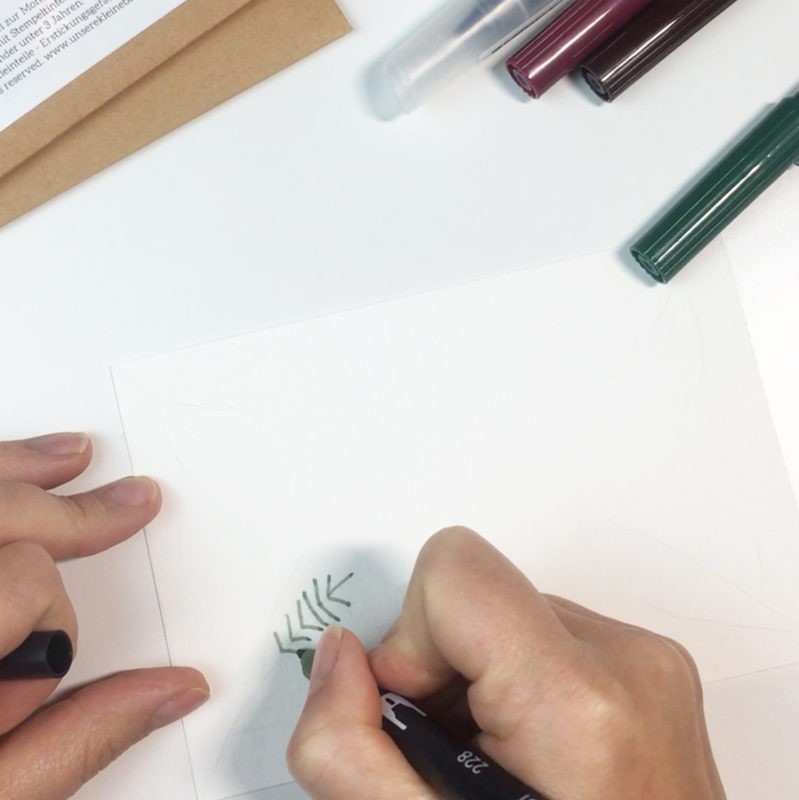 Watercolor trifft Stempel | Unsere kleine Bastelstube- DIY Bastelideen für Feste & Anlässe Watercolor trifft Stempel | Unsere kleine Bastelstube - DIY Bastelideen für Feste & Anlässe