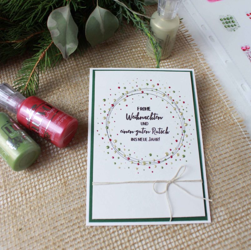 Fenster #16 Weihnachtskarte mit den Nuvo Drops | Unsere kleine Bastelstube- DIY Bastelideen für Feste & Anlässe Fenster #16 Weihnachtskarte mit den Nuvo Drops | Unsere kleine Bastelstube - DIY Bastelideen für Feste & Anlässe