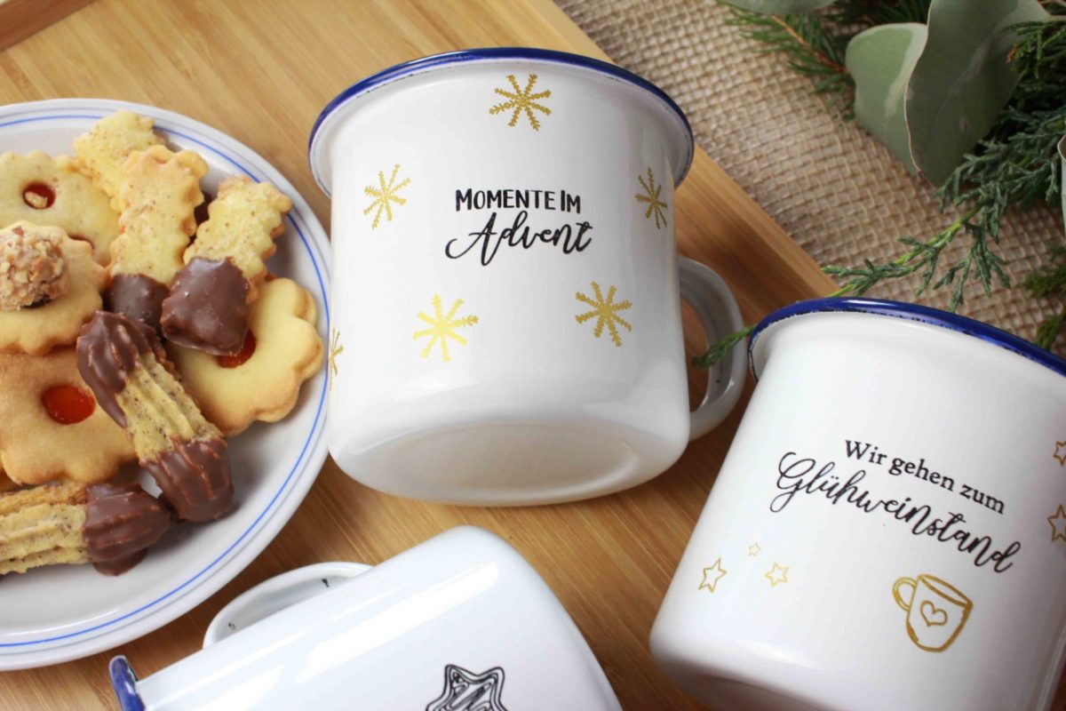 Fenster#11 Bestempeln von Emaille Tasse | Unsere kleine Bastelstube- DIY Bastelideen für Feste & Anlässe Fenster#11 Bestempeln von Emaille Tasse | Unsere kleine Bastelstube - DIY Bastelideen für Feste & Anlässe