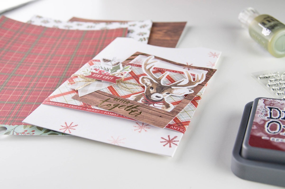 Fenster #5 Schnelle Weihnachtskarte | Unsere kleine Bastelstube- DIY Bastelideen für Feste & Anlässe Fenster #5 Schnelle Weihnachtskarte | Unsere kleine Bastelstube - DIY Bastelideen für Feste & Anlässe