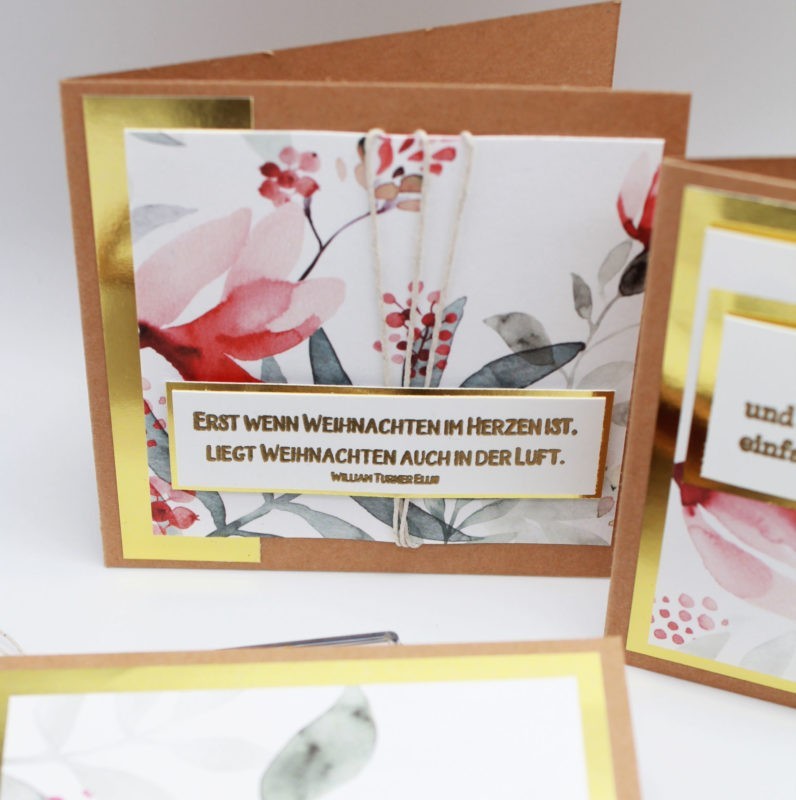 Fenster #9 Schnell gemachte Weihnachtskarten | Unsere kleine Bastelstube- DIY Bastelideen für Feste & Anlässe Fenster #9 Schnell gemachte Weihnachtskarten | Unsere kleine Bastelstube - DIY Bastelideen für Feste & Anlässe