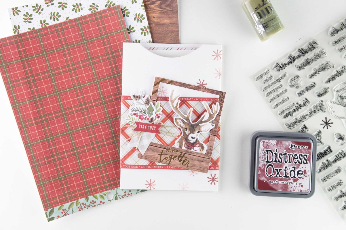 Fenster #5 Schnelle Weihnachtskarte | Unsere kleine Bastelstube- DIY Bastelideen für Feste & Anlässe Fenster #5 Schnelle Weihnachtskarte | Unsere kleine Bastelstube - DIY Bastelideen für Feste & Anlässe