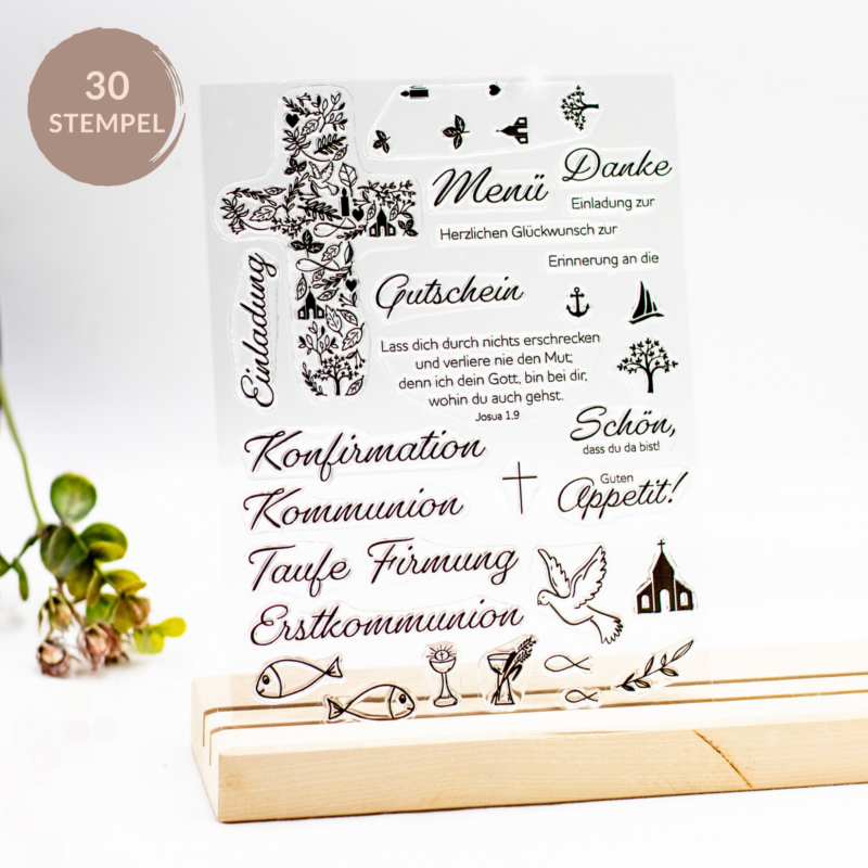 Gastgeschenk Blumensamen Anhänger basteln | Unsere kleine Bastelstube- DIY Bastelideen für Feste & Anlässe Stempelset Kirchliche Anlässe - Unsere kleine Bastelstube