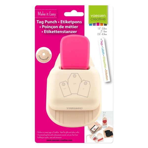 3-in-1 Etikettenstanze / Vaessen | Unsere kleine Bastelstube - DIY Bastelideen für Feste & Anlässe