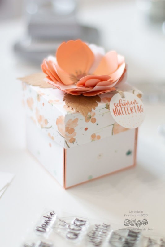 DIY Muttertagsgeschenk - Explosionsbox | Unsere kleine Bastelstube- DIY Bastelideen für Feste & Anlässe DIY Muttertagsgeschenk - Explosionsbox