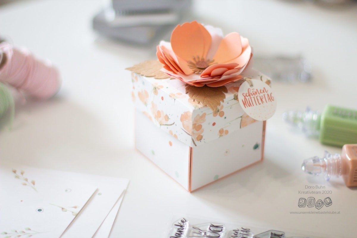DIY Muttertagsgeschenk - Explosionsbox | Unsere kleine Bastelstube- DIY Bastelideen für Feste & Anlässe DIY Muttertagsgeschenk - Explosionsbox