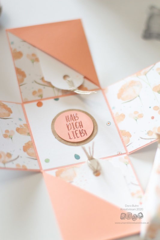 DIY Muttertagsgeschenk - Explosionsbox | Unsere kleine Bastelstube- DIY Bastelideen für Feste & Anlässe DIY Muttertagsgeschenk - Explosionsbox