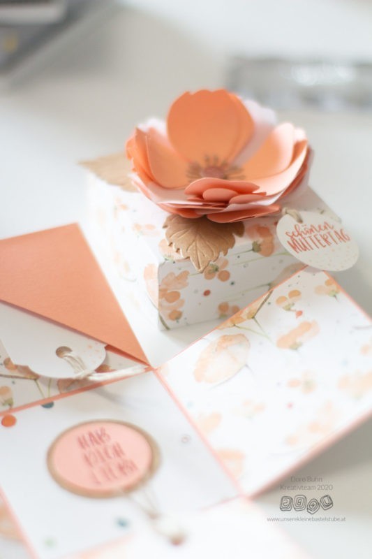 DIY Muttertagsgeschenk - Explosionsbox | Unsere kleine Bastelstube- DIY Bastelideen für Feste & Anlässe DIY Muttertagsgeschenk - Explosionsbox