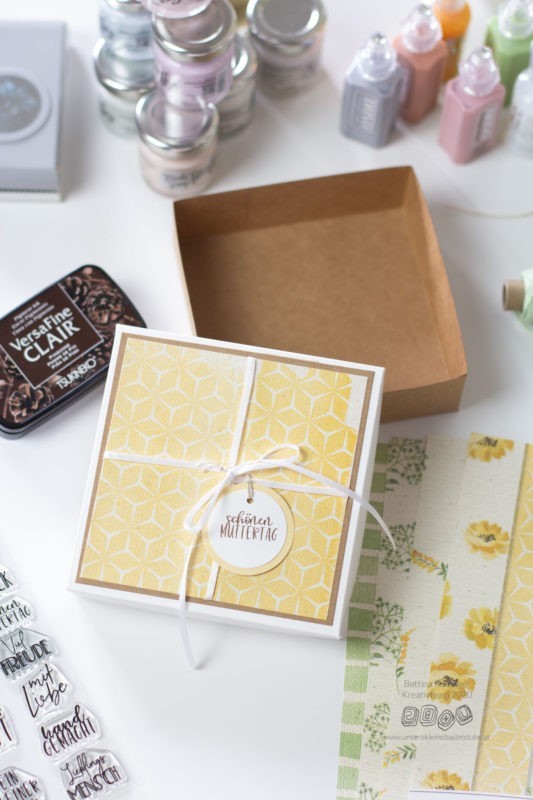 DIY Bastelidee - Geschenkverpackung für Muttertag | Unsere kleine Bastelstube- DIY Bastelideen für Feste & Anlässe Geschenksverpackung zum Muttertag-07