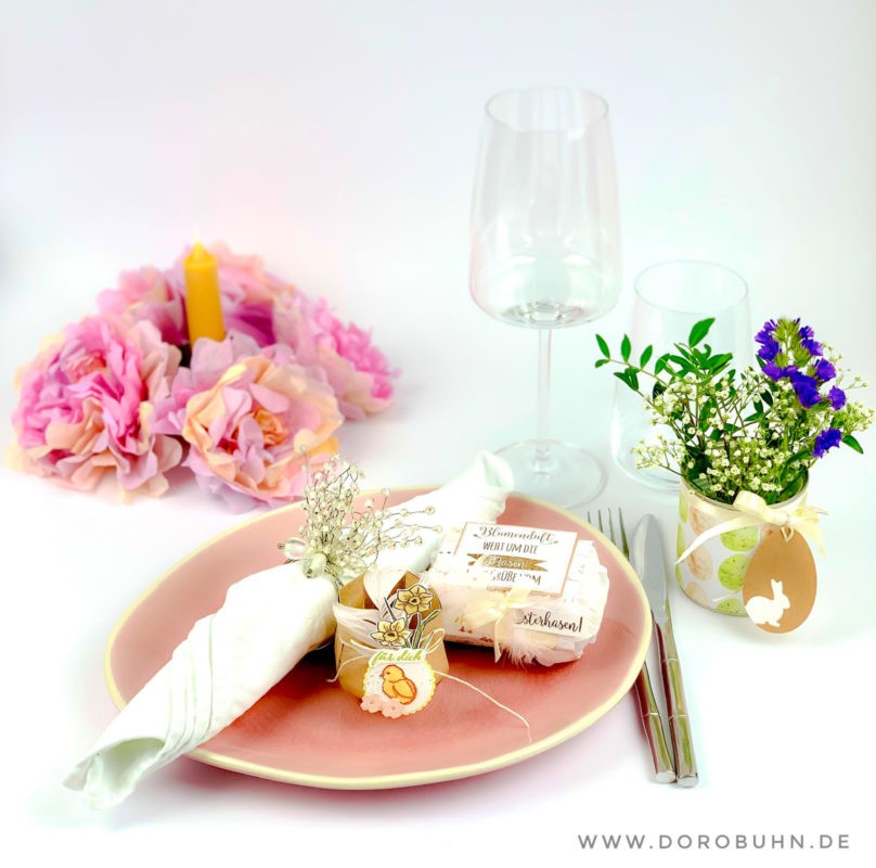 Tischdeko und Goodies für Ostern - DIY | Unsere kleine Bastelstube- DIY Bastelideen für Feste & Anlässe ostern tischdeko goodie diy
