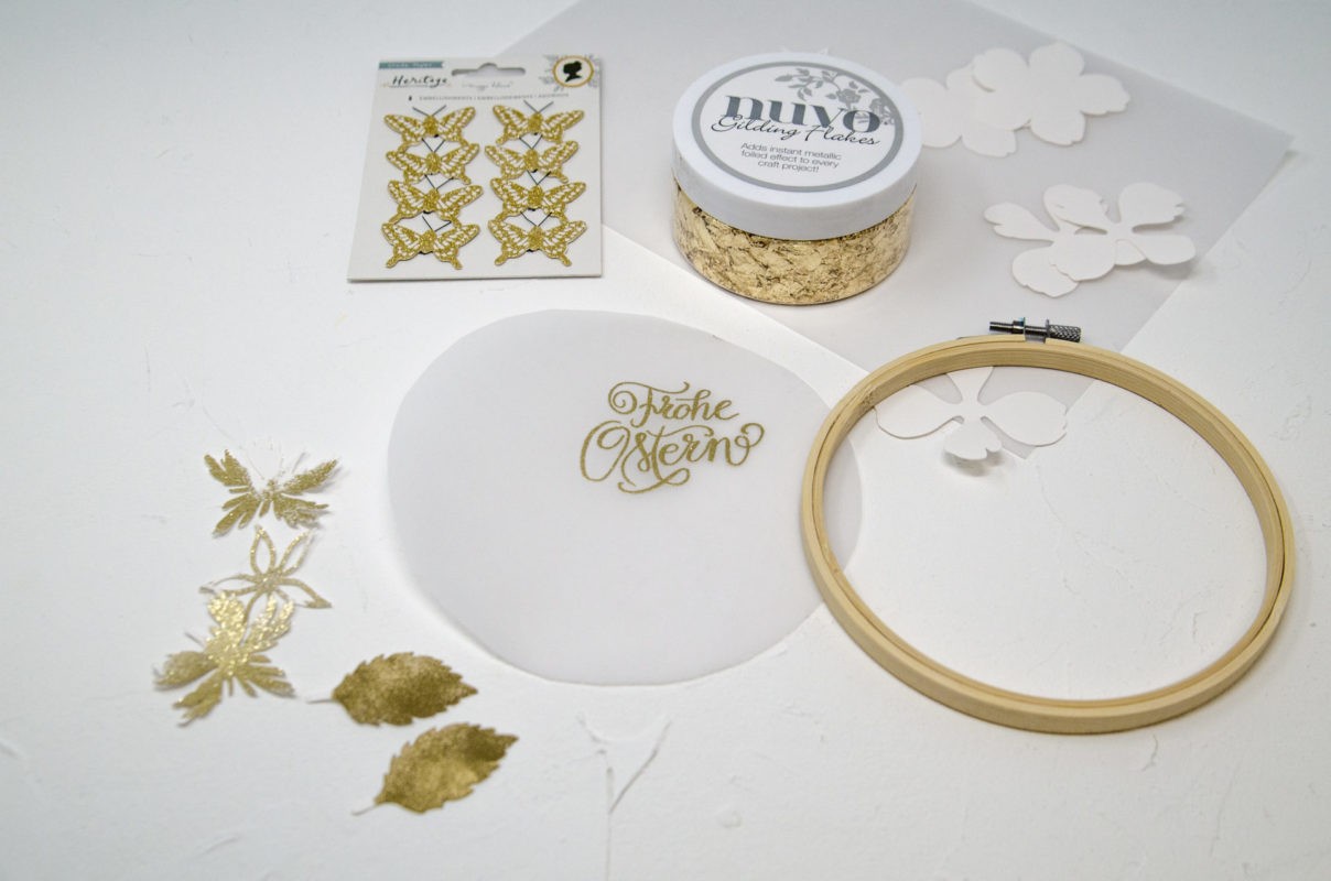 Blumige Stickrahmen - DIY Idee Frühling|Ostern | Unsere kleine Bastelstube- DIY Bastelideen für Feste & Anlässe step3_Stickrahmen_Fruehling_UKB_Fraeulein_Erdbeerli