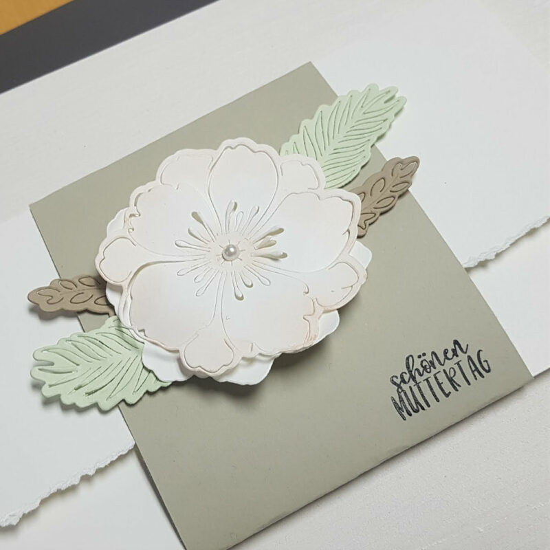 DIY Karte zum Muttertag basteln | Unsere kleine Bastelstube- DIY Bastelideen für Feste & Anlässe diy-muttertagskarte-basteln