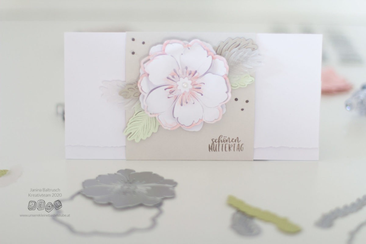 DIY Karte zum Muttertag basteln | Unsere kleine Bastelstube- DIY Bastelideen für Feste & Anlässe diy-karte-zum-muttertag-basteln