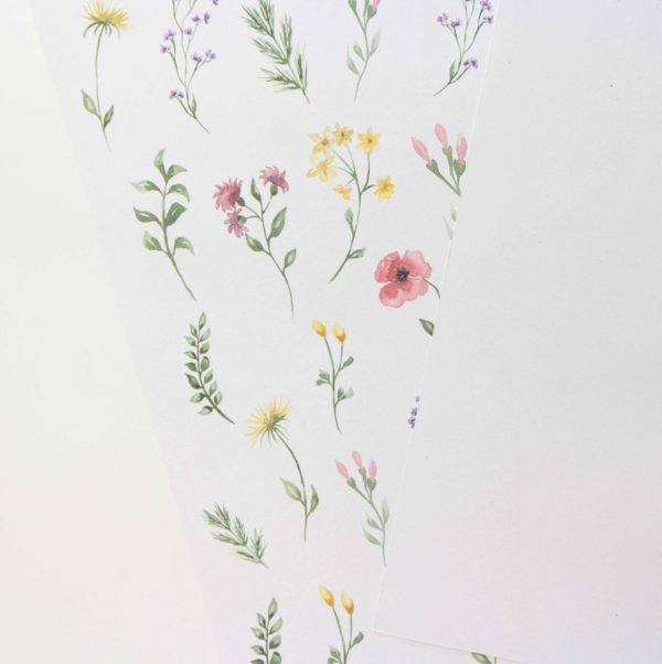 Ausschneidebogen Wiesenblumen | Unsere kleine Bastelstube - DIY Bastelideen für Feste & Anlässe