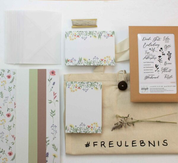 DIY-Set Feiern mit Wiesenblumen