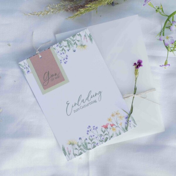 DIY-Set Feiern mit Wiesenblumen