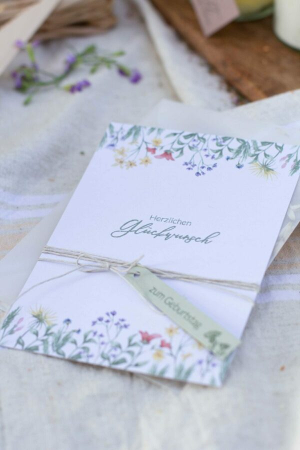 DIY-Set Feiern mit Wiesenblumen