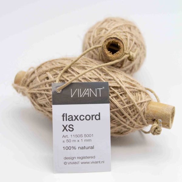 Vivant Jute Flax kordel Natur braun 50m 100% Natur