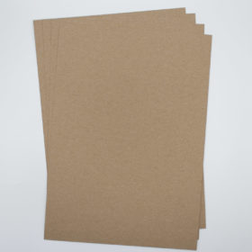 Kraftpapier Muskat braun DIY Karten basteln und Handlettering