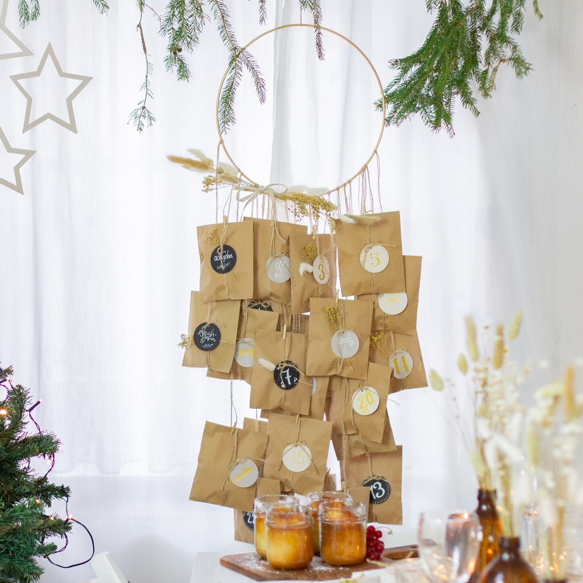 Adventskalender Basteln Skandi Unsere Kleine Bastelstube