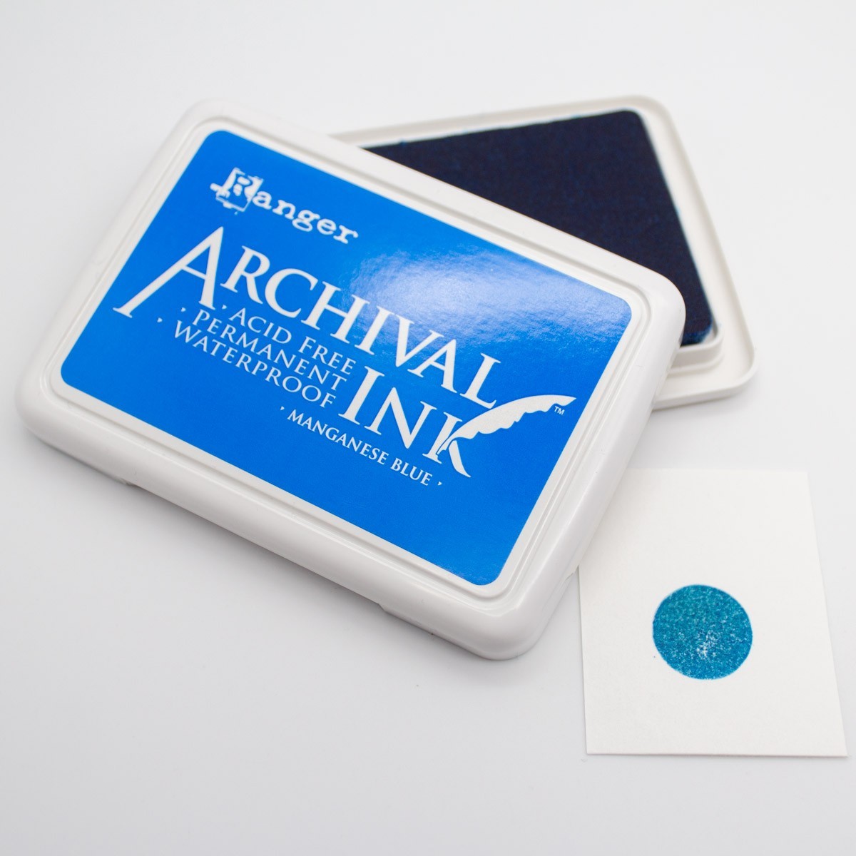 Rangers Archival Ink Stempelkissen Manganese Blue Unsere kleine