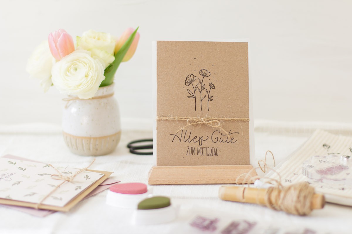 Freulebnis Box Stempeln rund ums Jahr | Cozy Nature | DIY Set | Unsere kleine Bastelstube - DIY Bastelideen für Feste & Anlässe