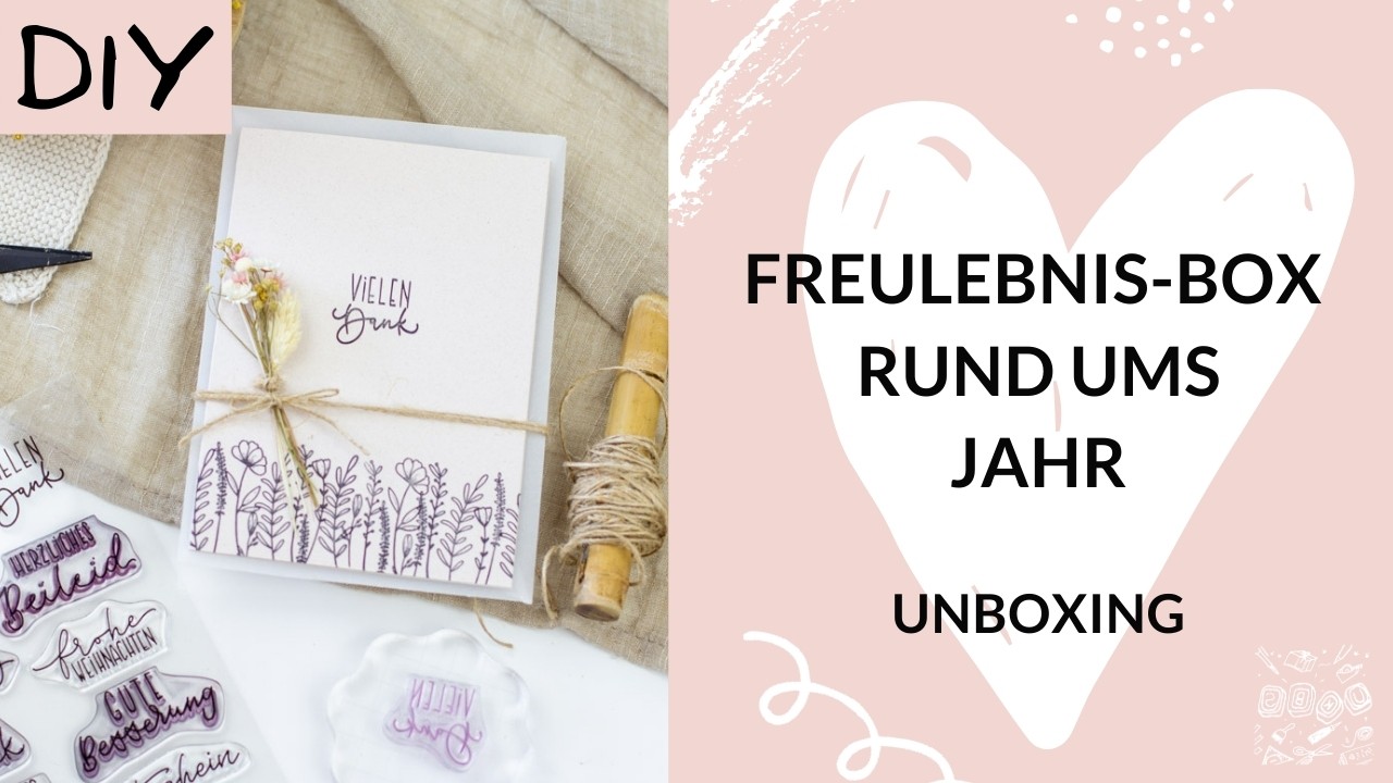 Unboxing-Freulebnis-Box-DIY-Set-Stempeln Rund ums Jahr-UKBS