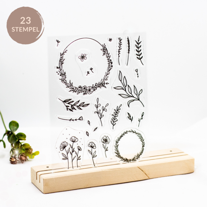 Stempelset Florale Elemente - Unsere kleine Bastelstube