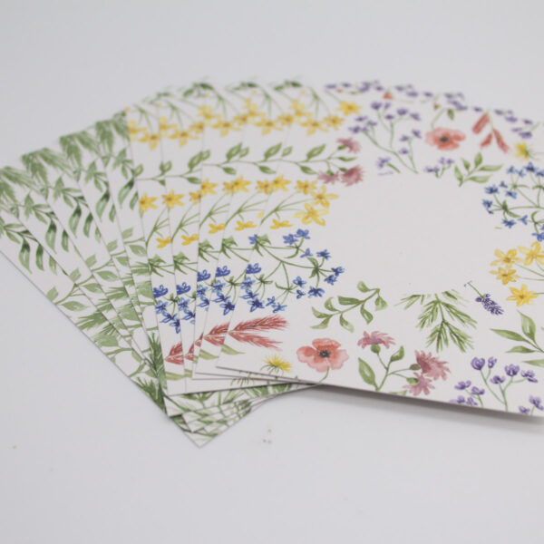 Postkarten Set Wildflowers