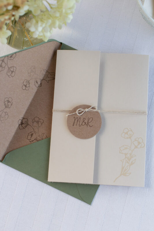 Stempelset Wildblumen II | Unsere kleine Bastelstube- DIY Bastelideen für Feste & Anlässe Einladung zur Hochzeit einfach selber machen