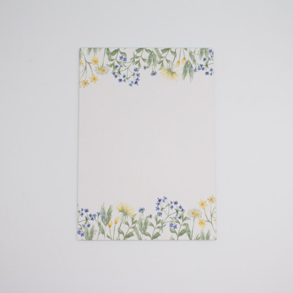 Postkarten Wiesenblumen in Blau 5 Stück1