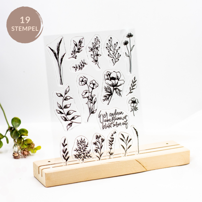 Stempeln im Herbst | Unsere kleine Bastelstube- DIY Bastelideen für Feste & Anlässe Stempelset Wildblumen II - Unsere kleine Bastelstube