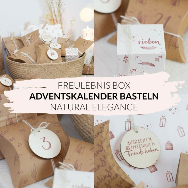 DIY Adventskalender basteln - Natural Elegance