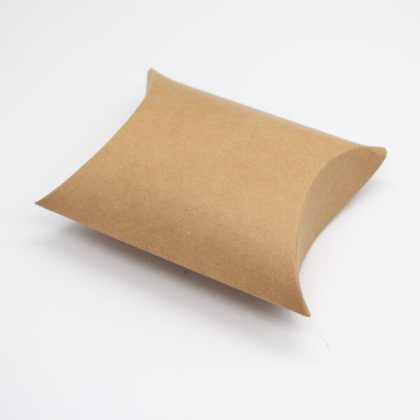 Pillow Box Verpackung in Kraft