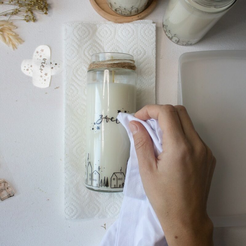 DIY Kerzen im Glas | Unsere kleine Bastelstube - DIY Bastelideen für Feste & Anlässe