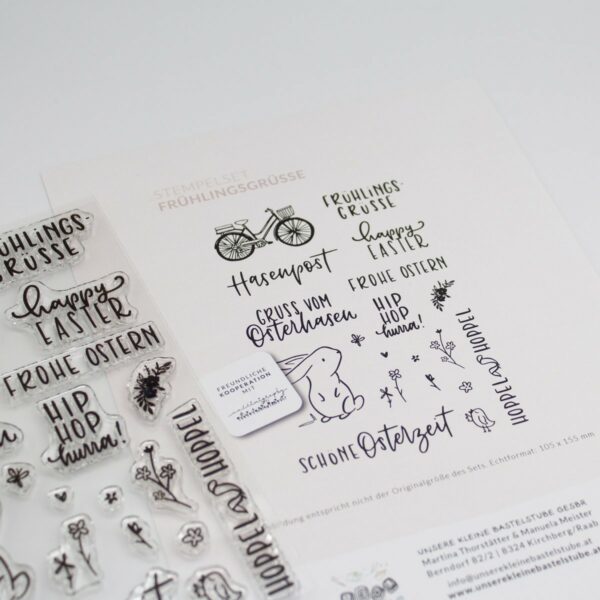 Stempel Ostern und Frühling - Unsere kleine Bastelstube