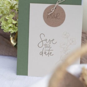 Save the Date Karten zur Hochzeit selber machen