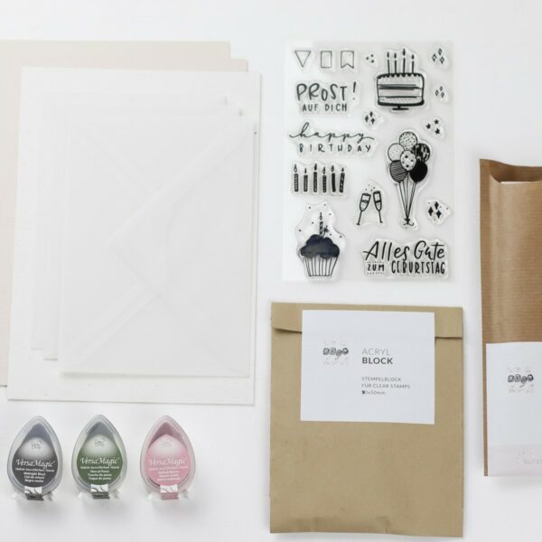 DIY SET Geburtstag | Unsere kleine Bastelstube - DIY Bastelideen für Feste & Anlässe