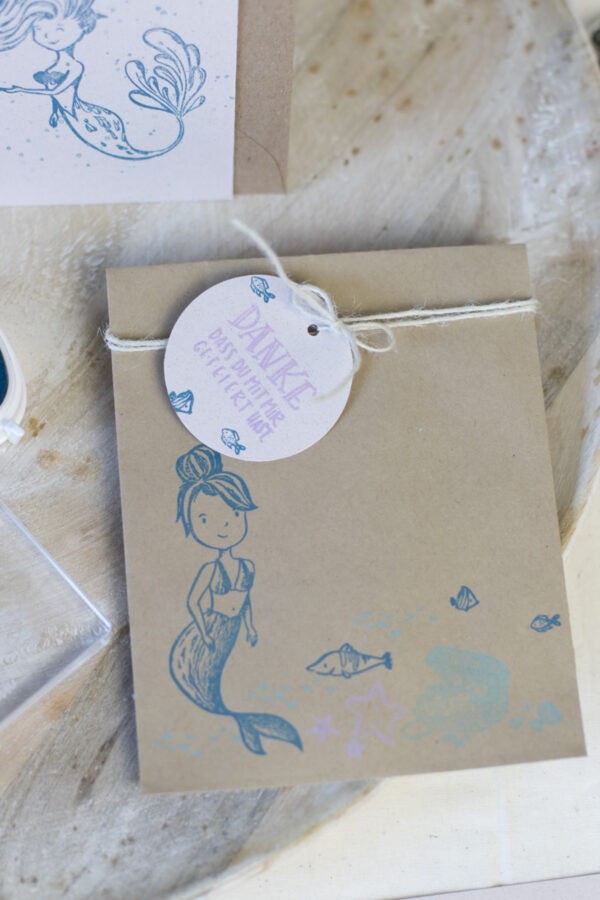 Stempelset Meerjungfrauen | Unsere kleine Bastelstube - DIY Bastelideen für Feste & Anlässe