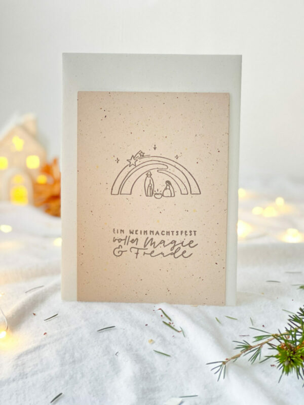 Stempel Krippe | Unsere kleine Bastelstube - DIY Bastelideen für Feste & Anlässe