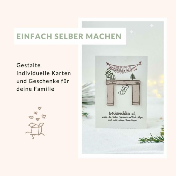 Stempelset Zauberhafte Weihnachten | Unsere kleine Bastelstube - DIY Bastelideen für Feste & Anlässe