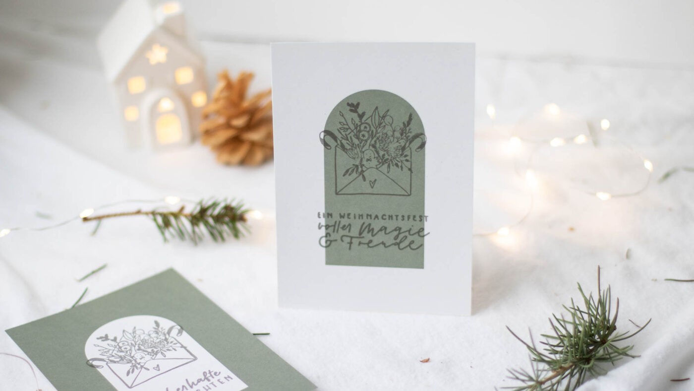Stempelset Weihnachten voller Magie | Unsere kleine Bastelstube - DIY Bastelideen für Feste & Anlässe