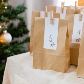 Adventskalender Kraft Beutel