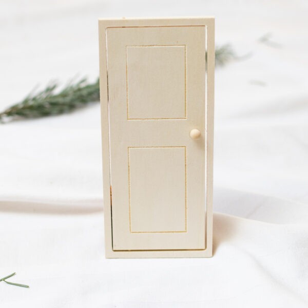 Miniatur Tür aus Holz