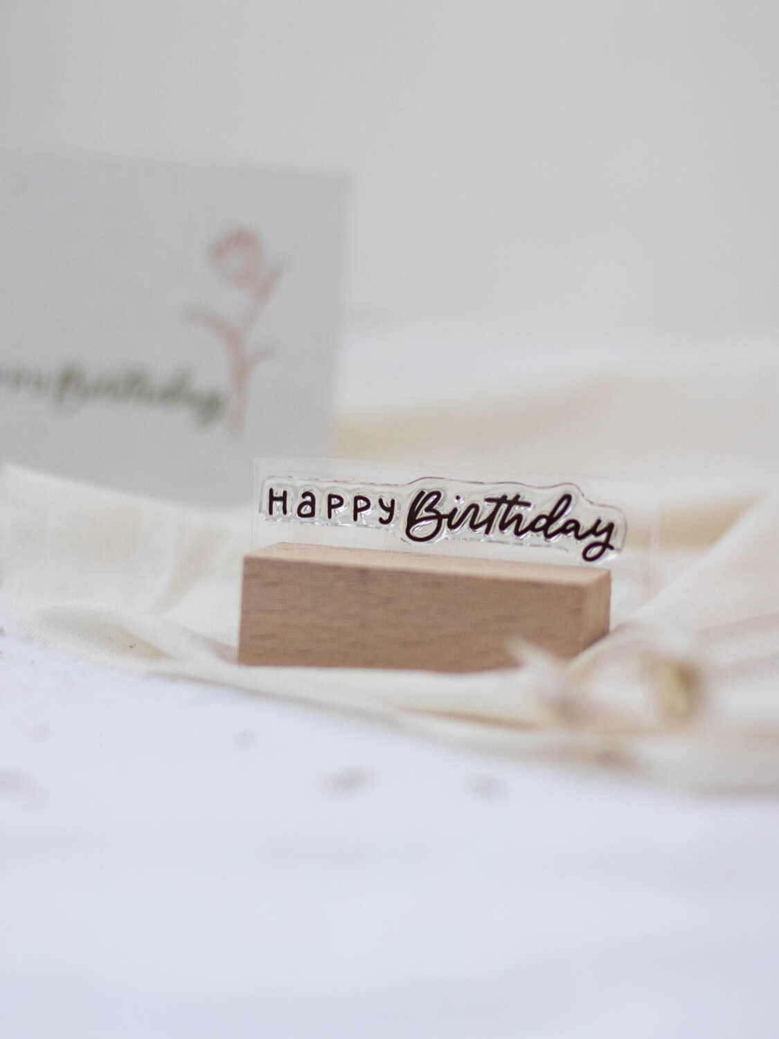 Stempel Happy Birthday | Unsere kleine Bastelstube - DIY Bastelideen für Feste & Anlässe